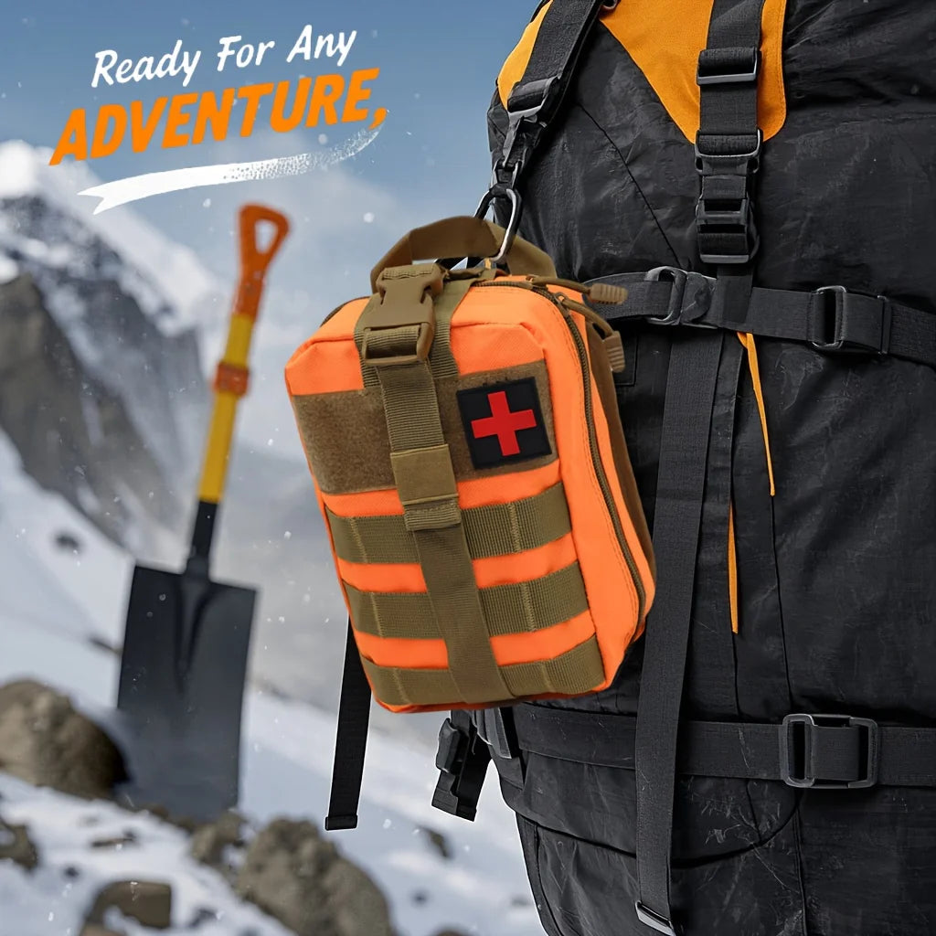 379pcs First Aid Kit Portable Emergency Bag,