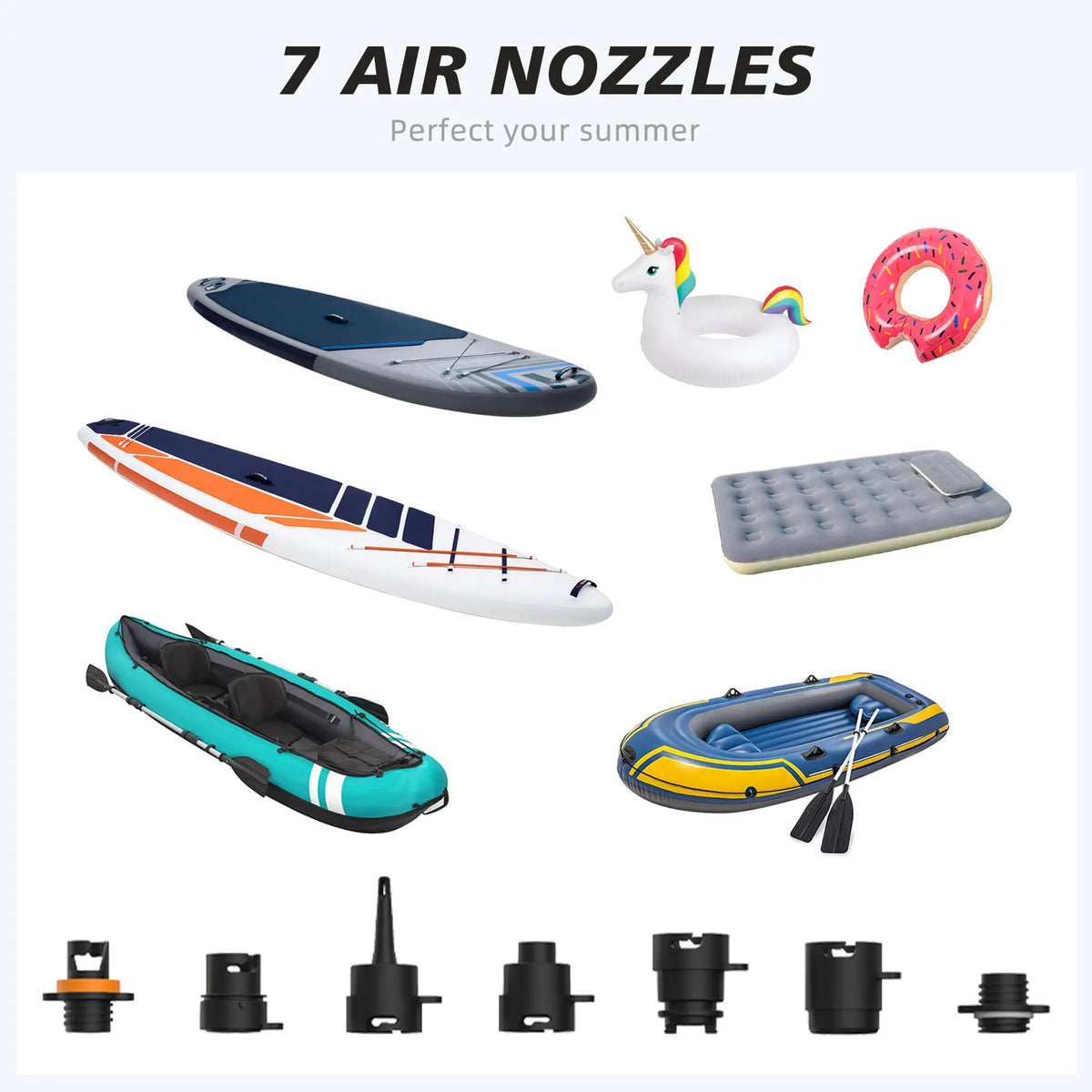 20 PSI Rechargeable Electric SUP Air Pump