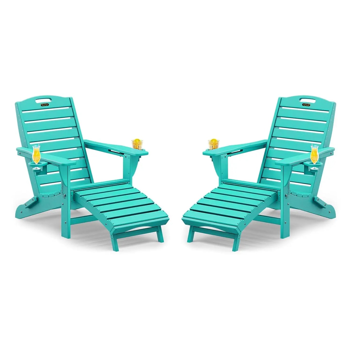 Folding Adirondack Chairs Set of 2
