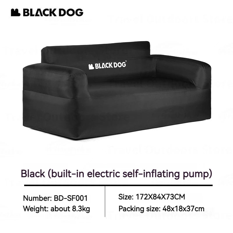 BLACKDOG Air Sofa Bed Outoor Portable Two-seater Air Couch With Air Pump
