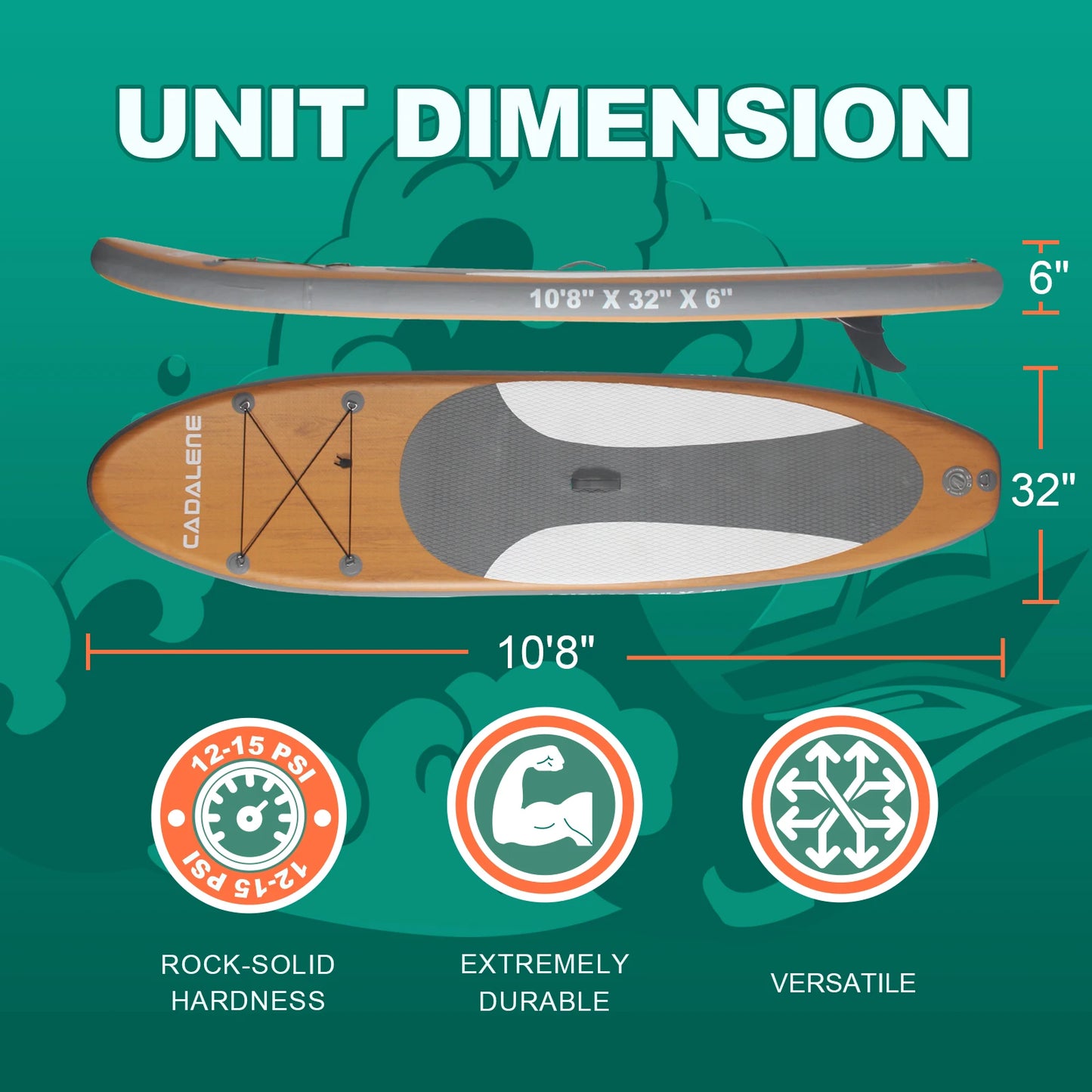 Inflatable Paddle Board with Accessories