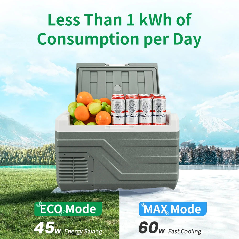 25L 35L 45L Car Refrigerator 12V Compressor Fridge Freezer