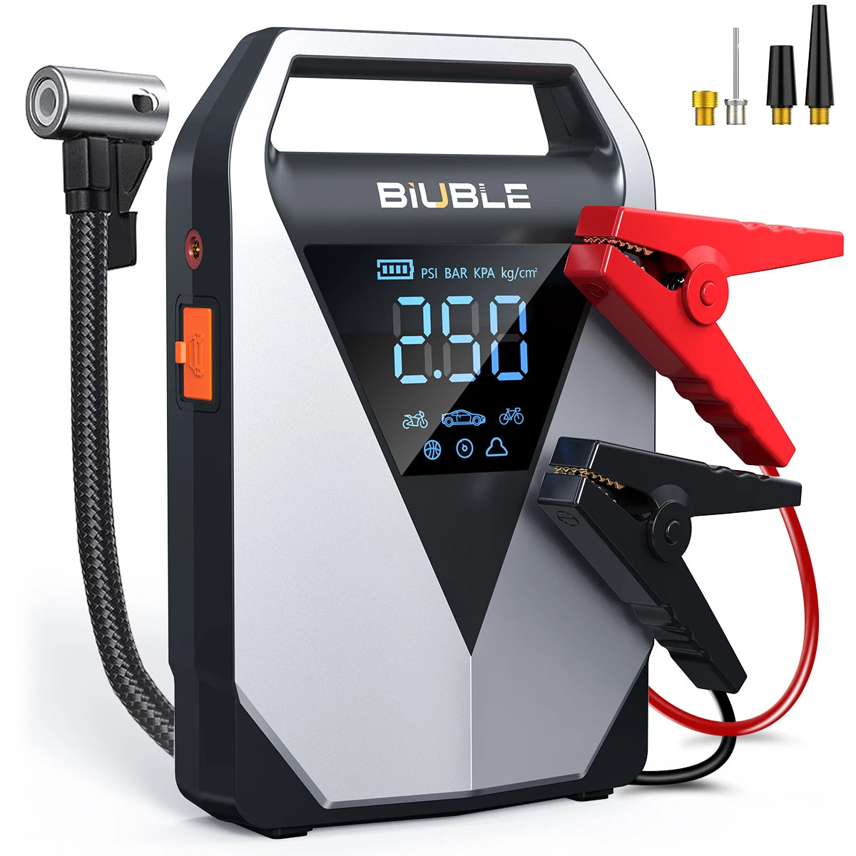 26000mAh Portable Car Jump Starter Air Pump 150PSI Air Compressor