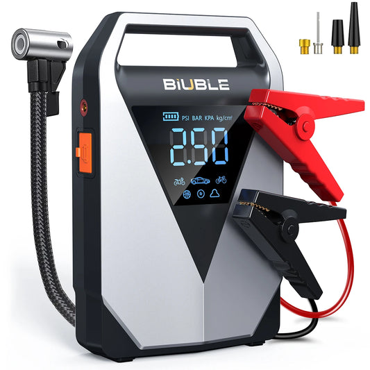 26000mAh Portable Car Jump Starter Air Pump 150PSI Air Compressor