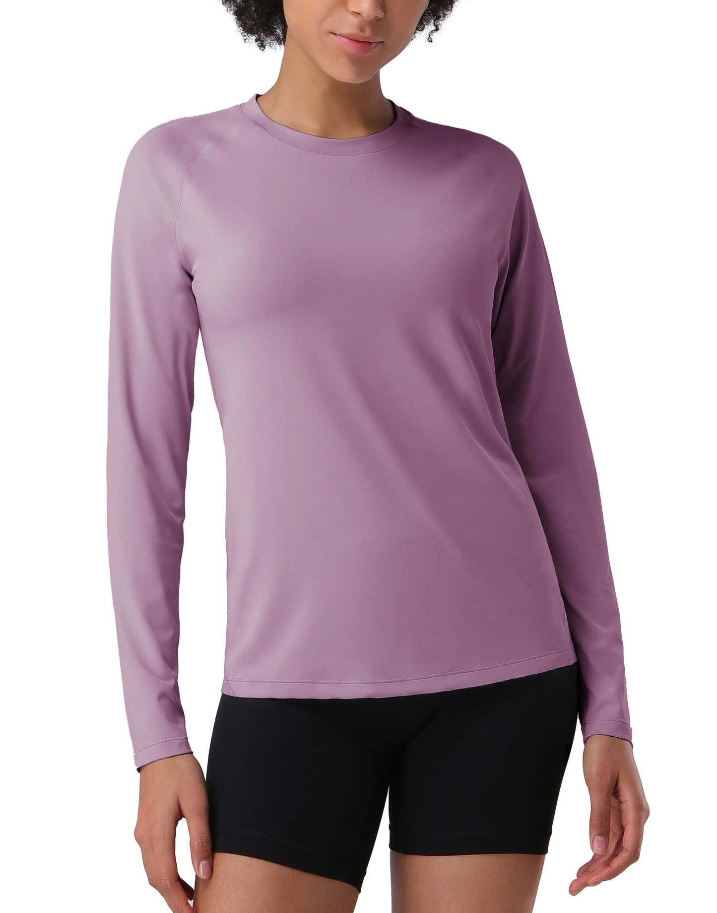 Womens Camp Hiking Long Sleeve T-shirt  SPF UV Protection