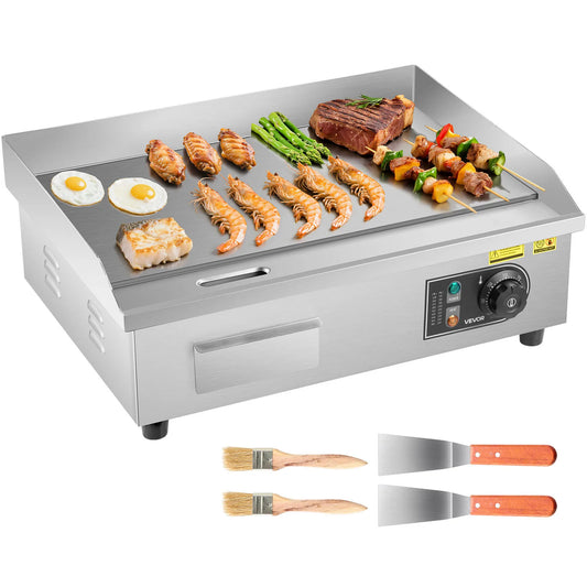 Commercial  Flat Top Electric Griddle Stainless Steel