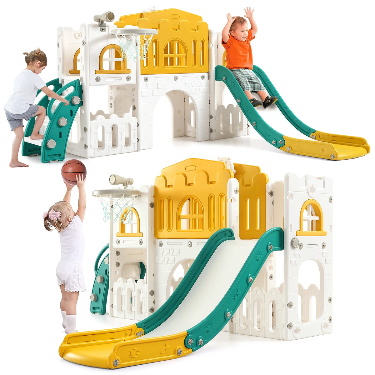 8-in-1 Indoor & Outdoor Toddler Playground