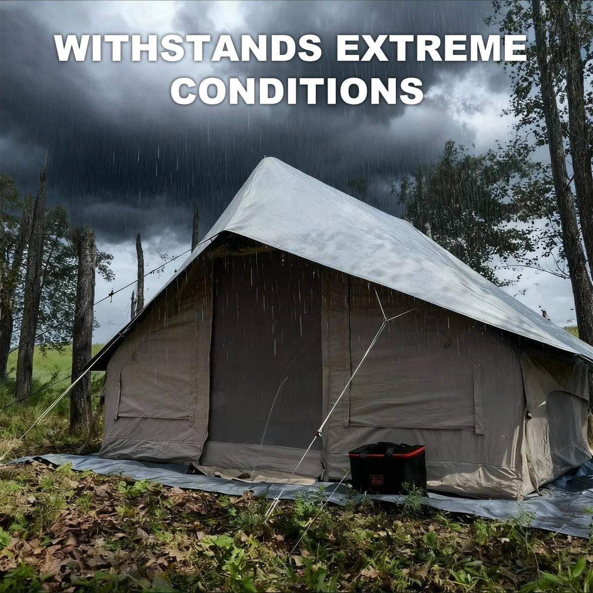 10' × 13' Ultralight Camping Tarp & Rainfly – 6–8 Person Shelter