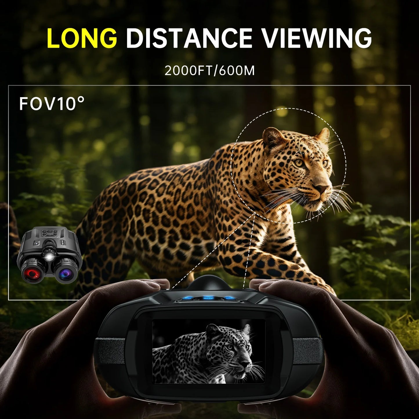 Night Vision Binoculars 4K Infrared 5