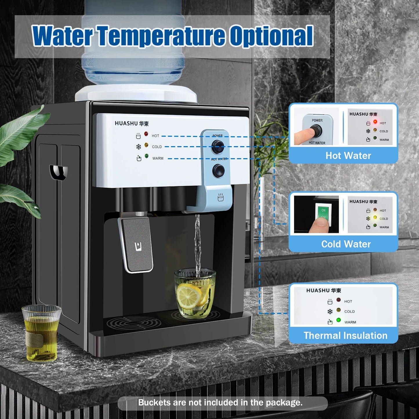 110V Desktop Hot Cold Water Dispenser