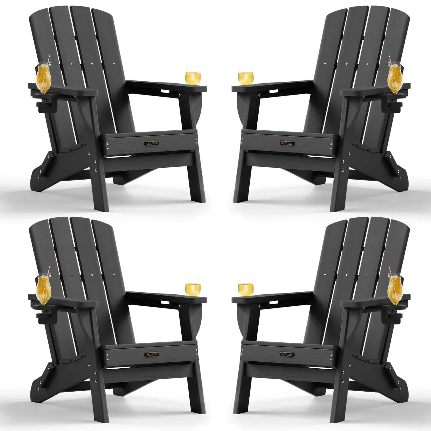 Folding Adirondack Chair 4 Pack