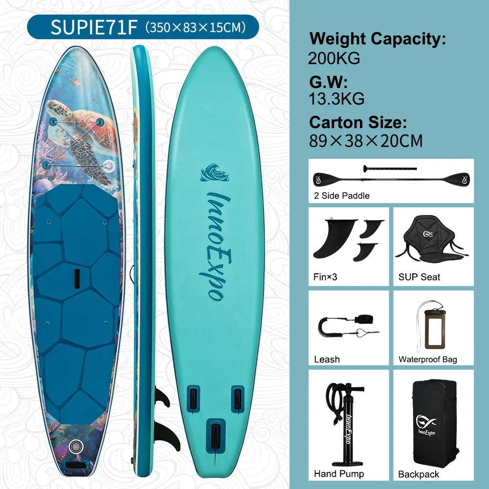 Inflatable Stand Up Paddle Board Non-Slip Comfort Deck