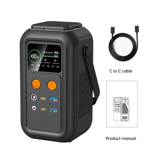 CTOLITY 200W Power Station Power Bank 60000mAh