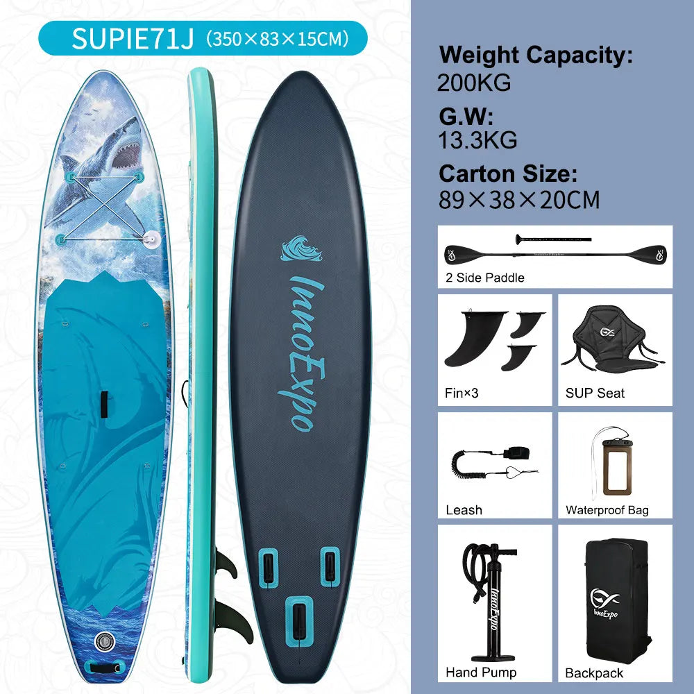 Inflatable Stand Up Paddle Board Non-Slip Comfort Deck