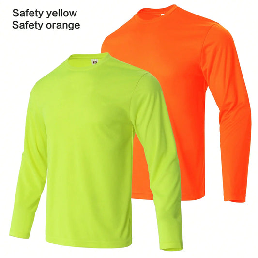 Performance Long Sleeve T Shirt Breathable Moisture Wicking