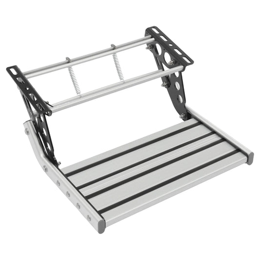 Folding RV Step Silver Aluminum Alloy