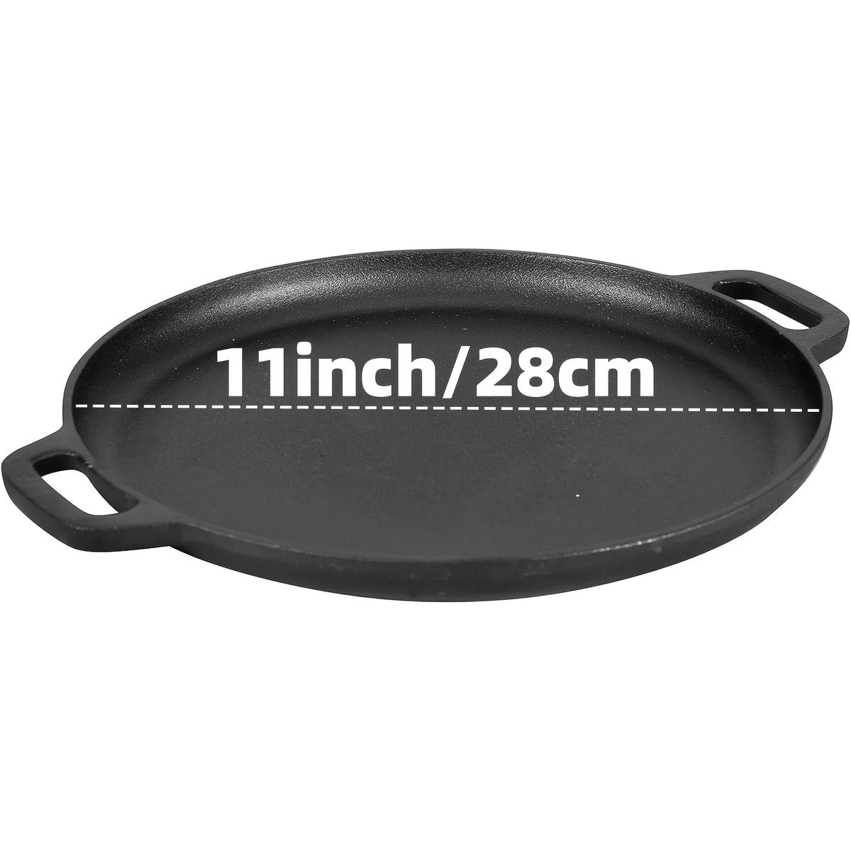3-Piece Pre-Seasoned Cast Iron Skillet Set – 6", 8" & 10"