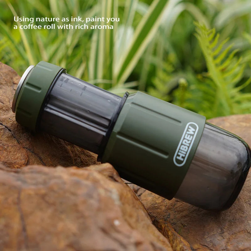 HiBREW H4D 2-in-1 Portable Manual Espresso Maker – Capsule & Ground Coffee