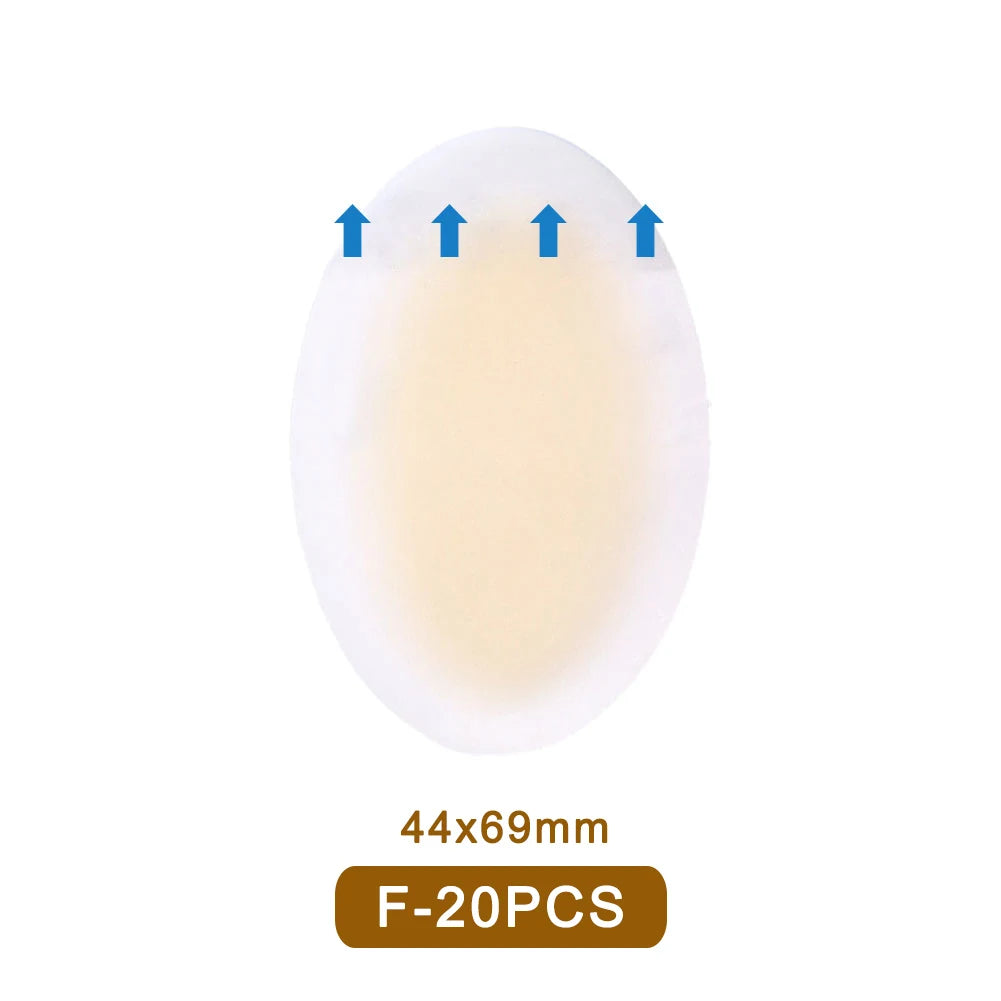 20/10pcs Hydrocolloid Foot Patch Heel Stickers
