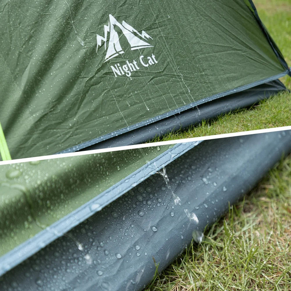 Night Cat 2-Person Lightweight Waterproof Backpacking Tent