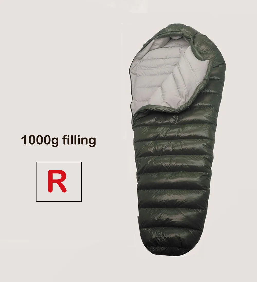 Cold Temperature Winter Sleeping Bag Down Sleeping Bag Winter Camping Sleeping Bag Double