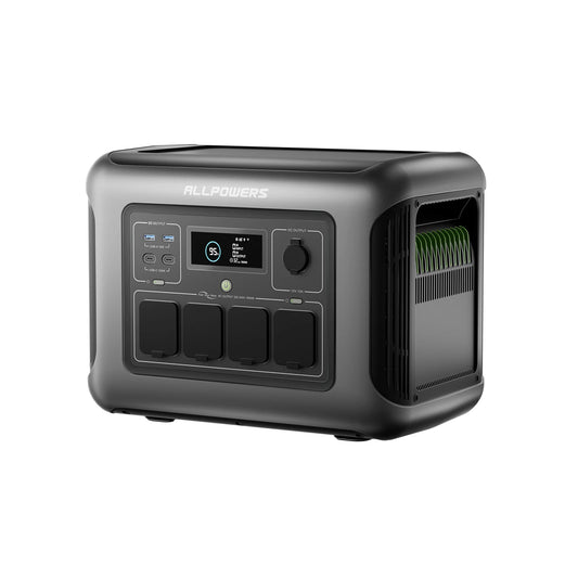 Portable Power Station 1600W (3200W peak) AC Output Solar Generator