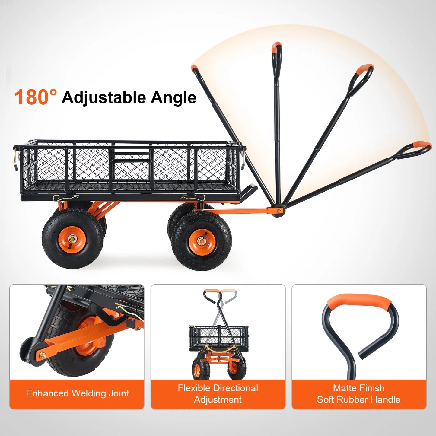 Garden metal Utility Wagon