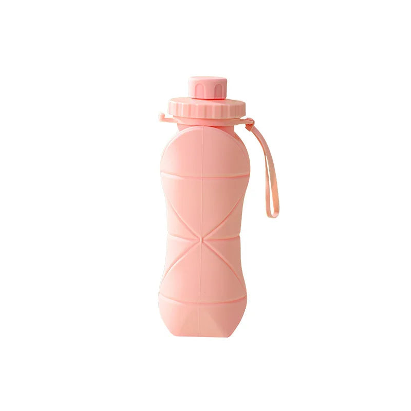 Outdoor Silicone Folding Water Bottle Portable