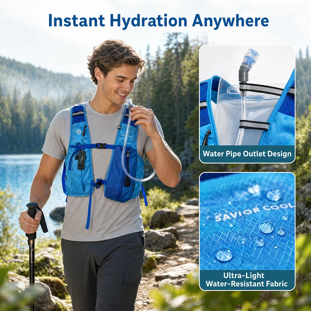Tactical Cooling Vest and Hydration