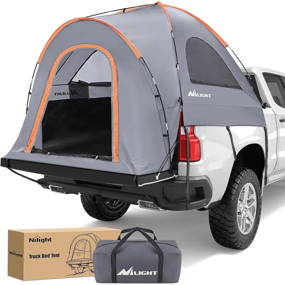 Nilight 2-Person Truck Bed Camping Tent – Waterproof Double-Layer Design