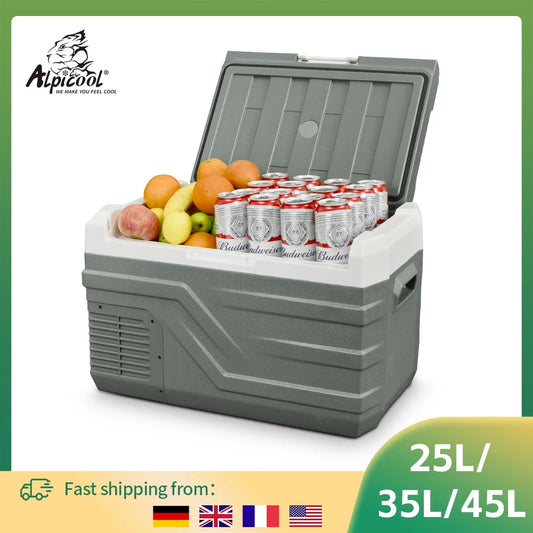 25L 35L 45L Car Refrigerator 12V Compressor Fridge Freezer
