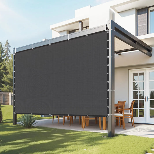90% Sun Shade Cloth 10x10/12/20ft Pergola Shade Cover