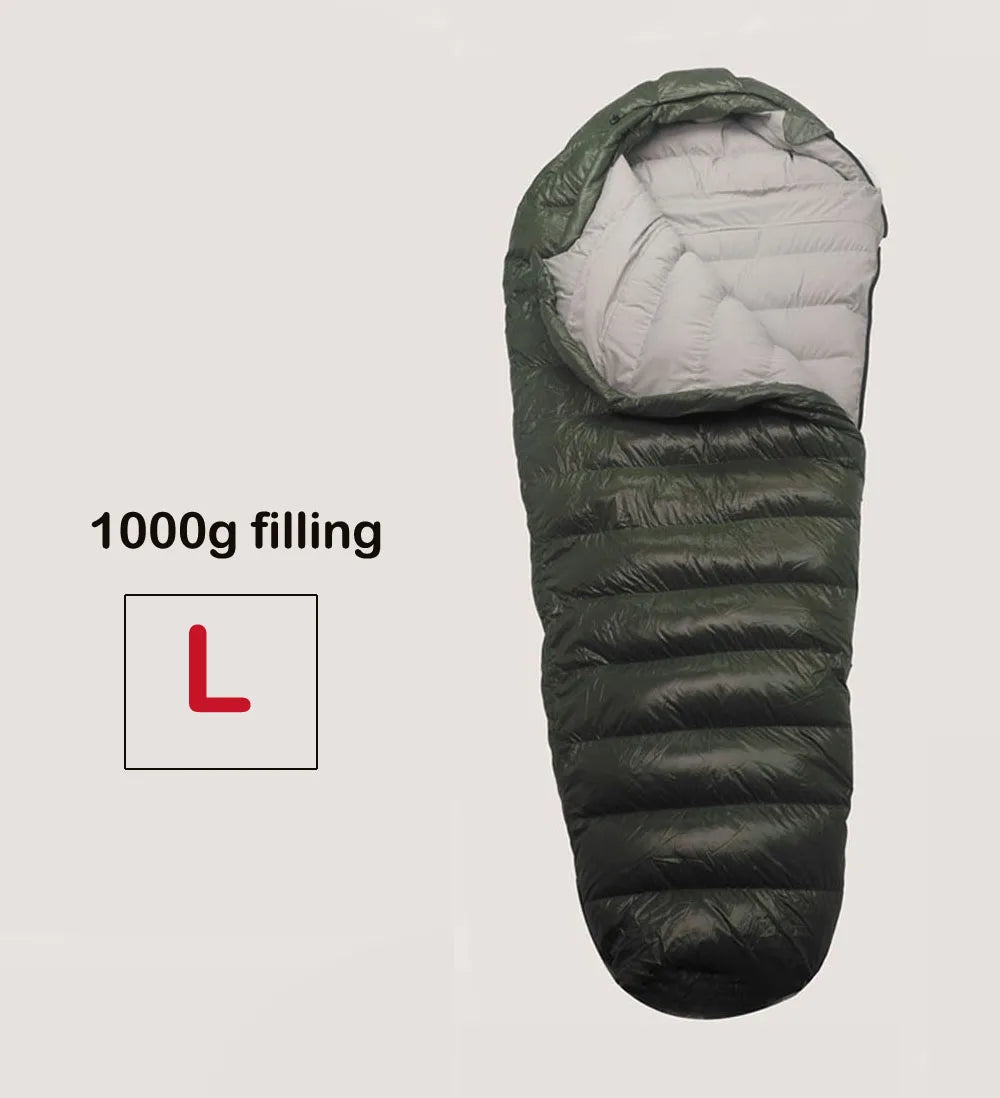 Cold Temperature Winter Sleeping Bag Down Sleeping Bag Winter Camping Sleeping Bag Double