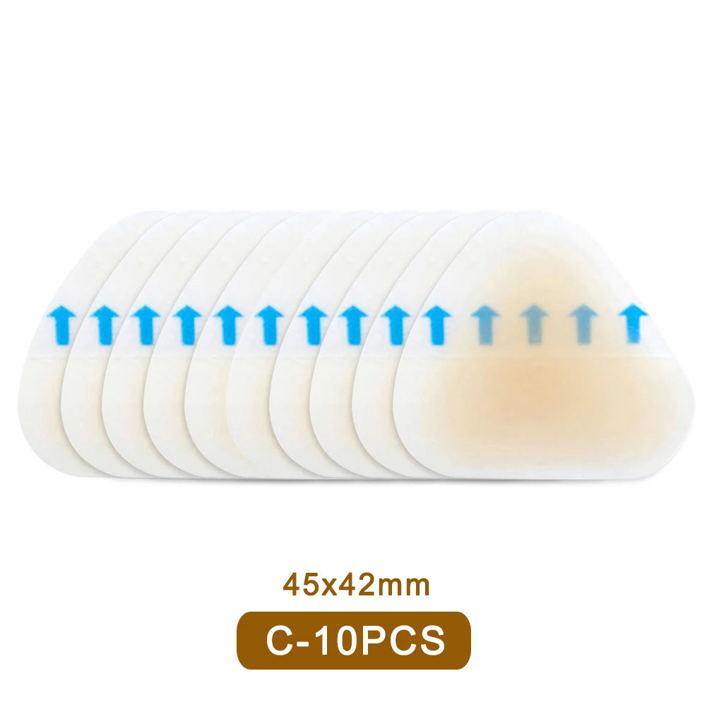 20/10pcs Hydrocolloid Foot Patch Heel Stickers