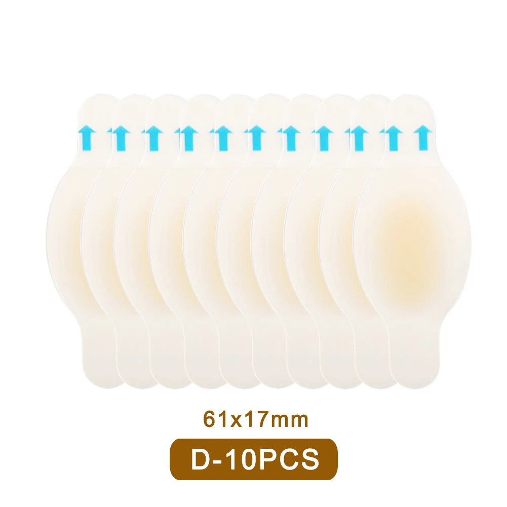 20/10pcs Hydrocolloid Foot Patch Heel Stickers