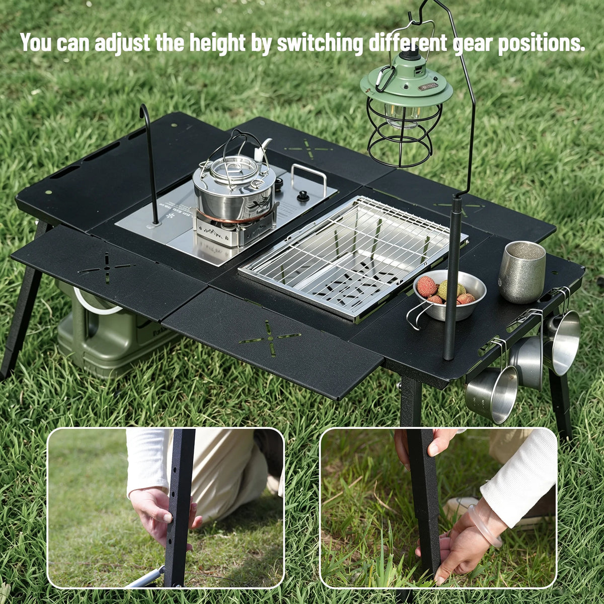 PAKICETUS Lightweight Folding Camping Table – Portable Outdoor Table