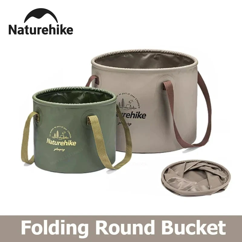 Naturehike Foldable Camping Bucket – Portable Waterproof Outdoor Pail