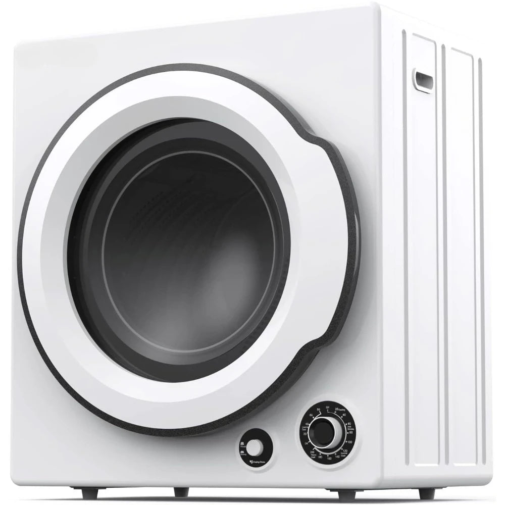 White Portable Electric Tumble Dryer Front Load