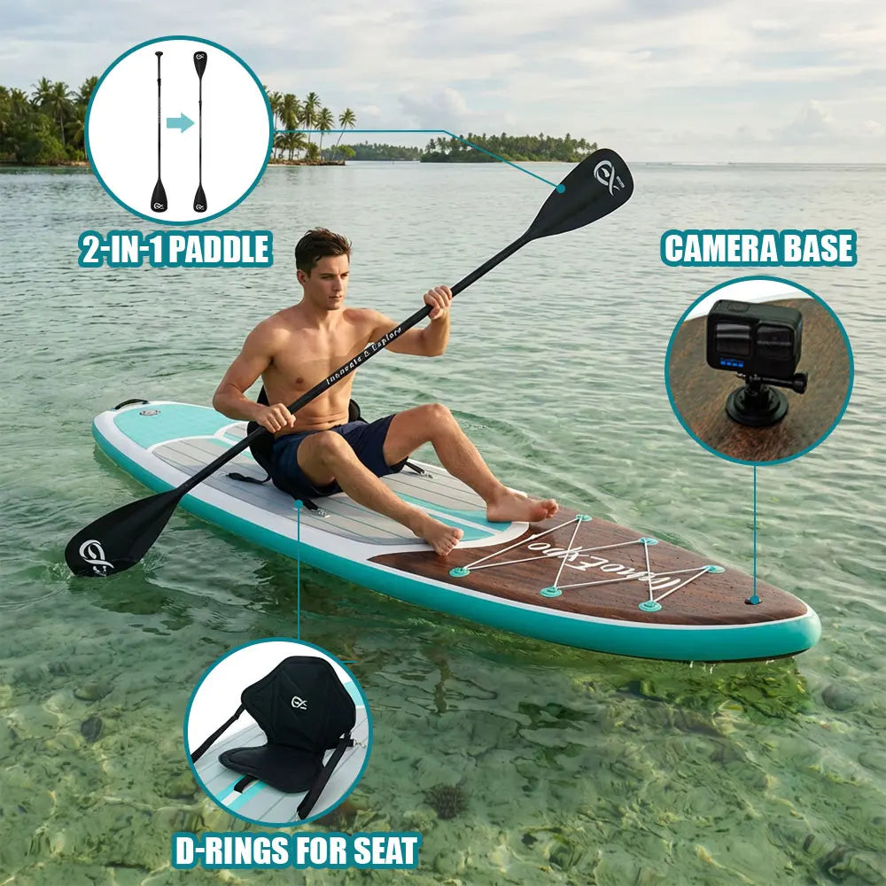 Inflatable Stand Up Paddle Board Non-Slip Comfort Deck