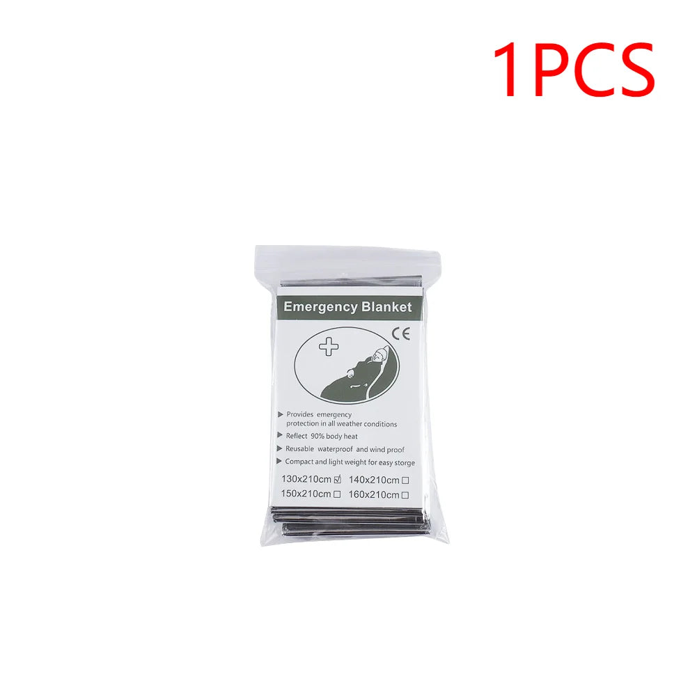 1-30 pcs Emergency Rescue Blanket Foil Thermal Blanket ﻿