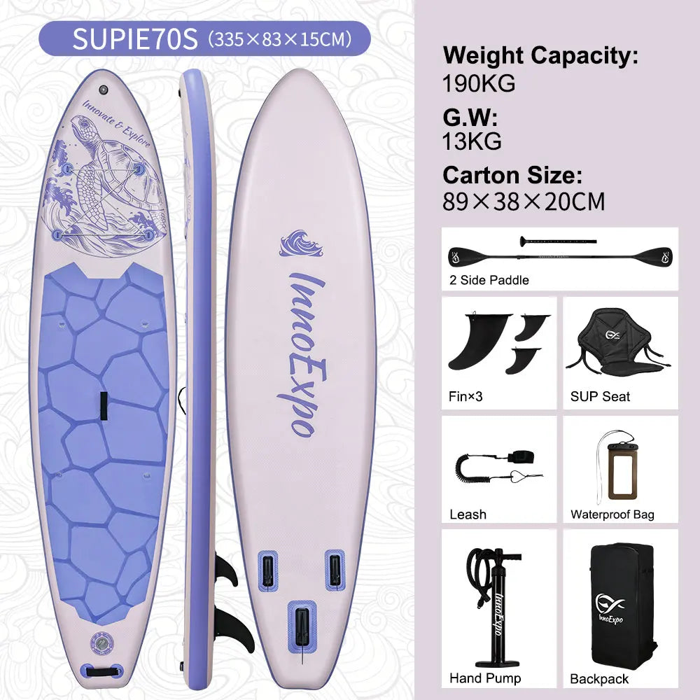 Inflatable Stand Up Paddle Board Non-Slip Comfort Deck