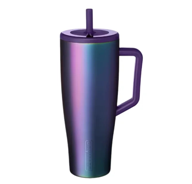 Insulated 40oz Tumbler with Handle and Straw Leakproof