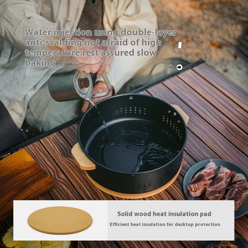 Outdoor Tabletop Charcoal Barbecue Stove