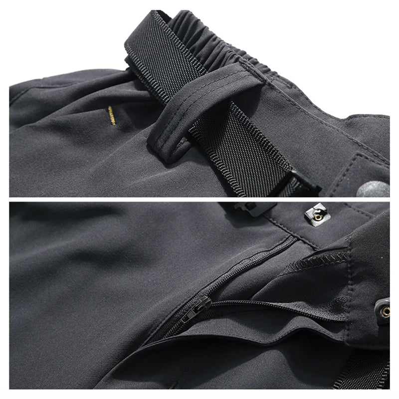 Mens Hiking Convertible Lightweight Quick Dry Zip Off Pants