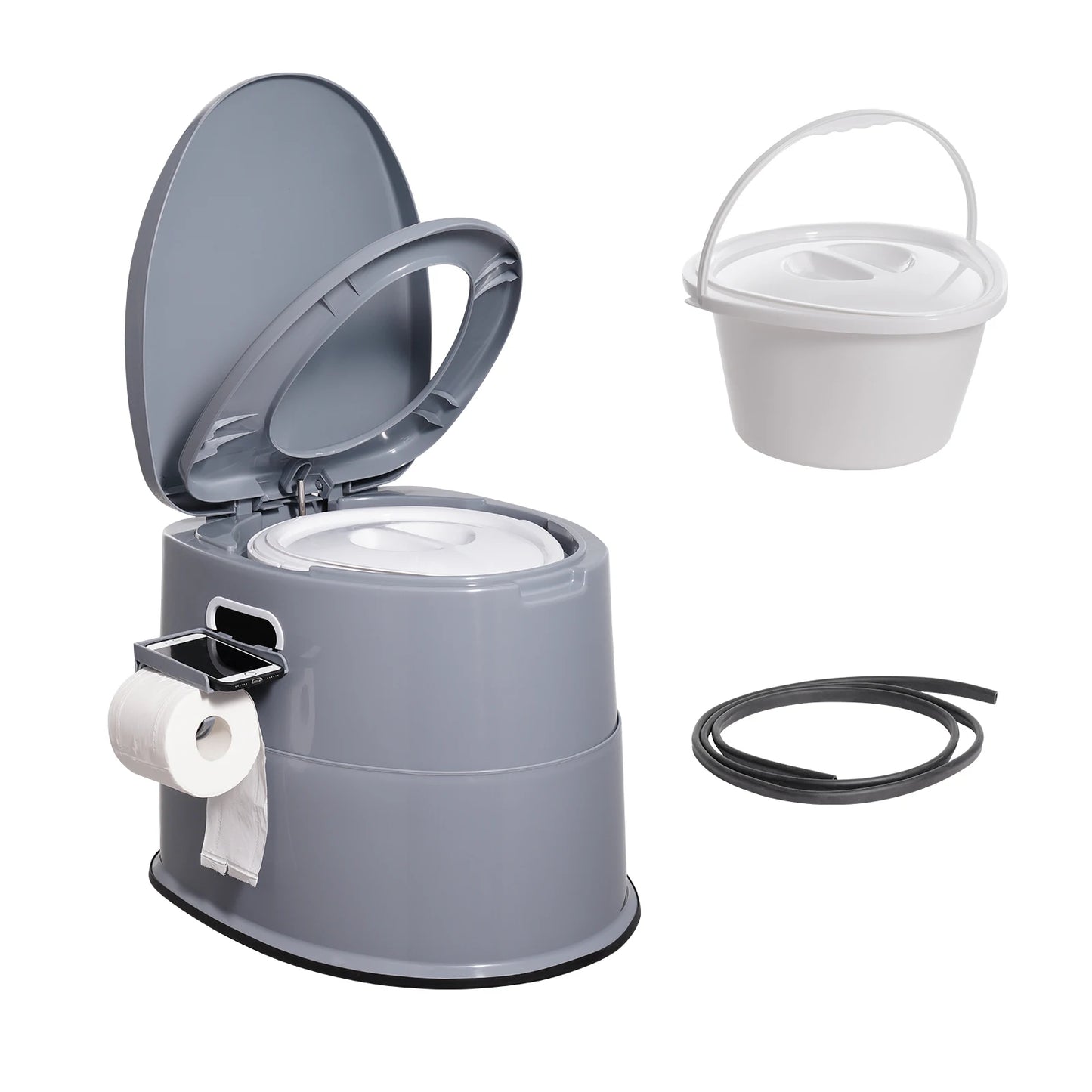 Porta Potty  for Camping with 1.3G Detachable Inner Bucket