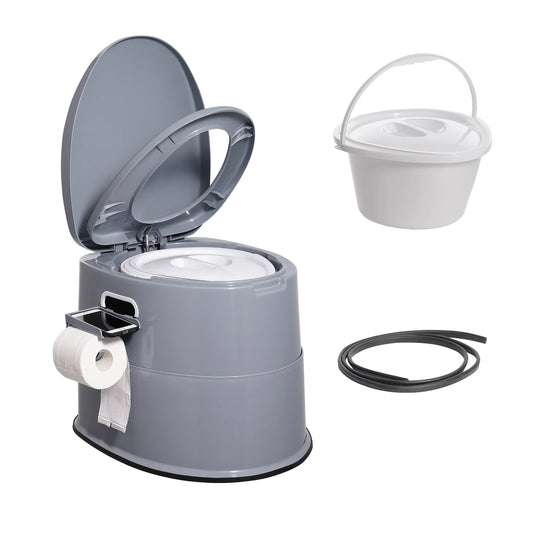 Porta Potty  for Camping with 1.3G Detachable Inner Bucket