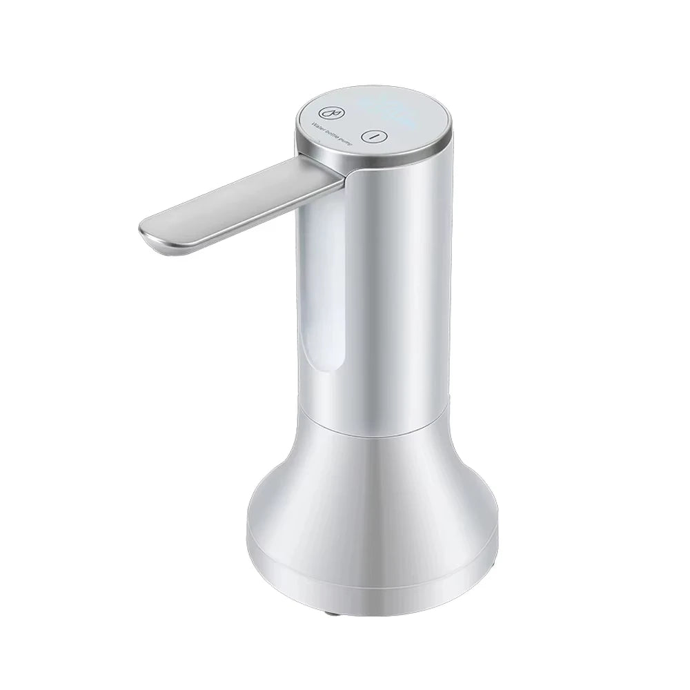 Rechargeable Water Dispenser Pump – LED Display, 3 Presets & USB-C Charging