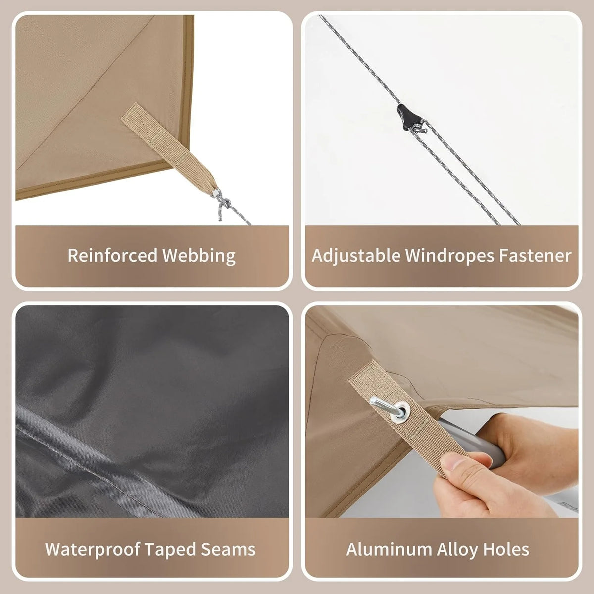 Naturehike Large Camping Canopy & Sun Shelter – Family Beach & Park Tarp