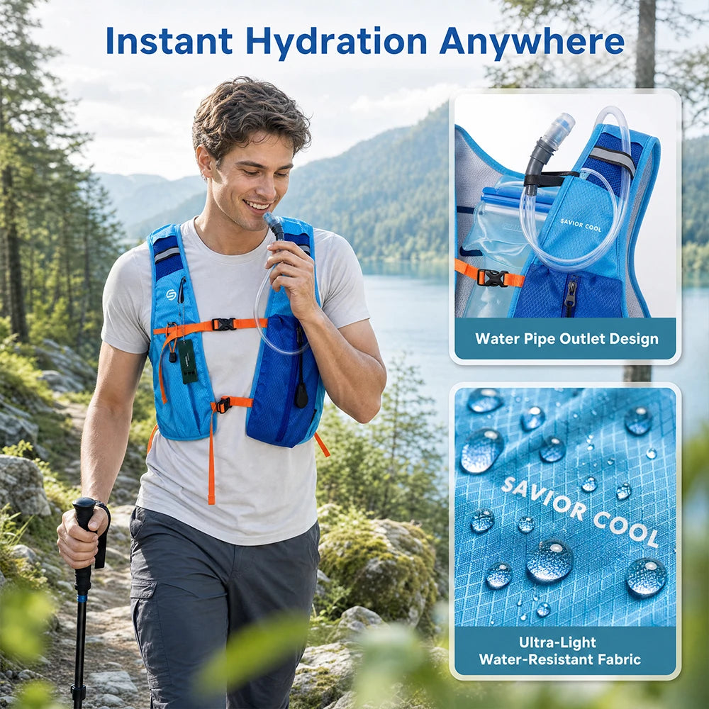 Tactical Cooling Vest and Hydration