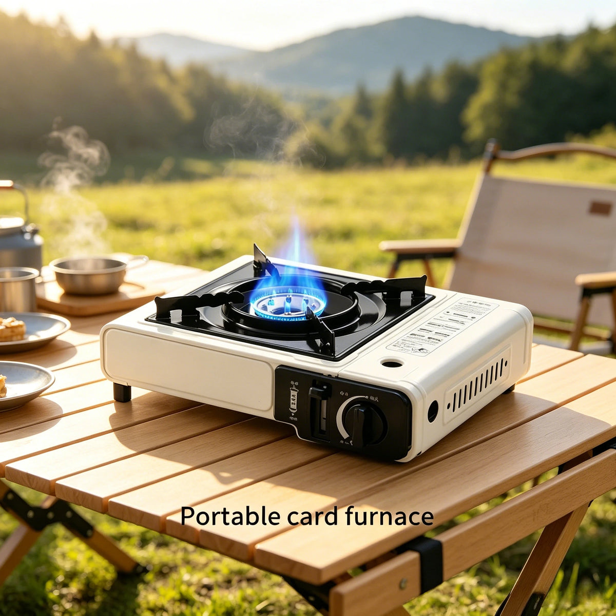 Portable Cassette Gas Stove – Lightweight Compact Camping Burner